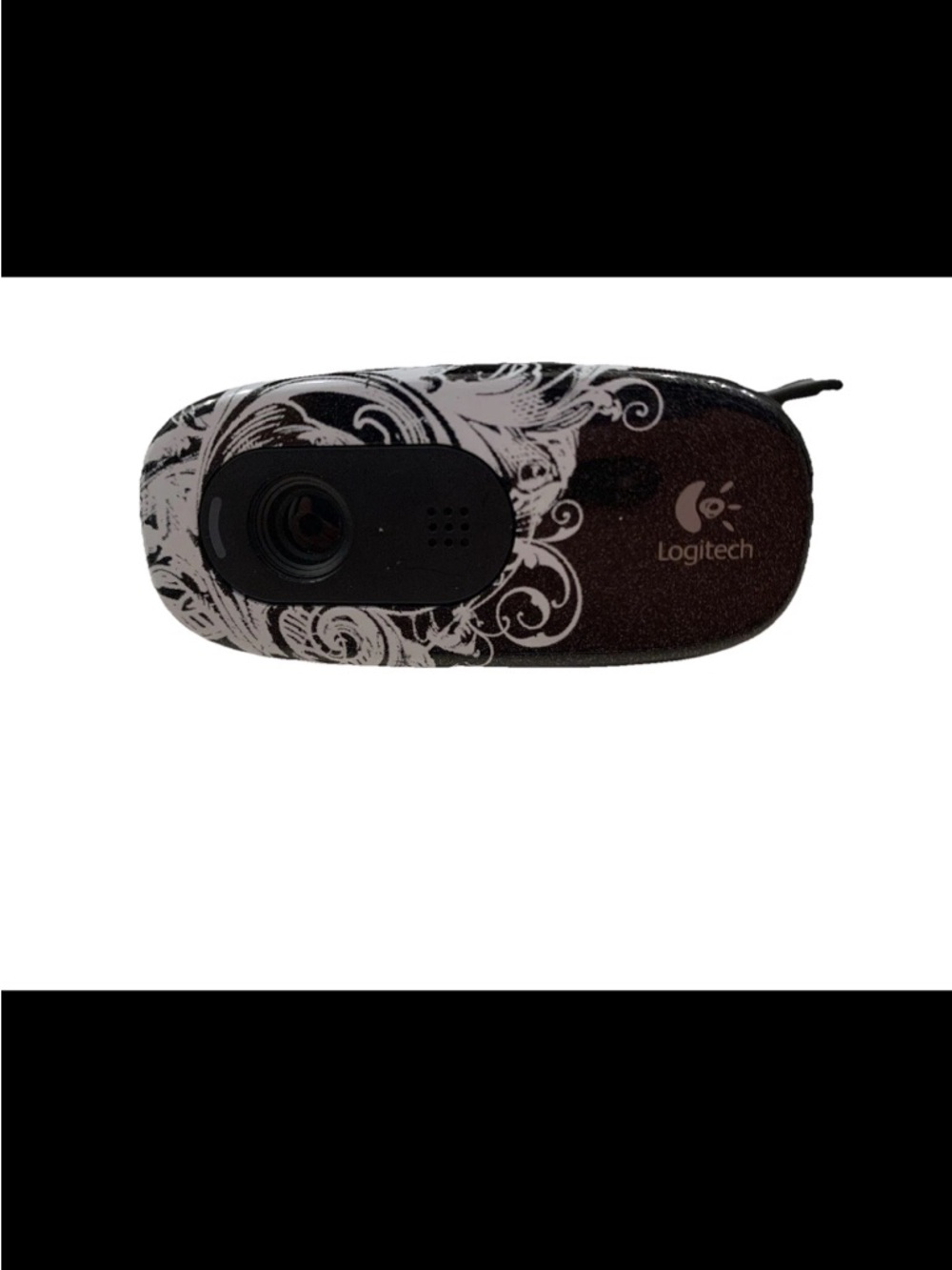 Logitech Black and White Swirl USB Webcam